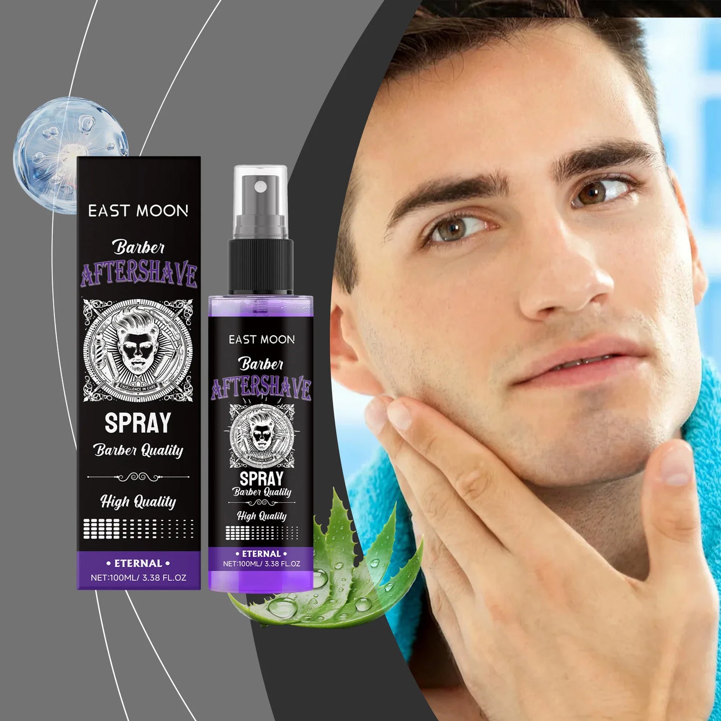 East Moon Sandalwood Aftershave Nourish Oil Spray Serum