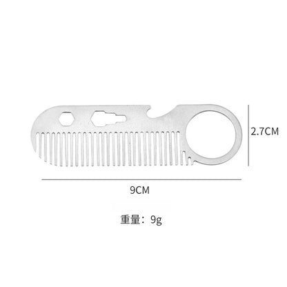 Multifunctional Stainless Steel Comb Beard Hair Styling