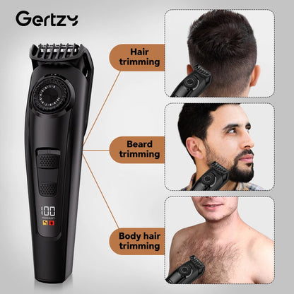 Electric hair clipper kit with digital display USB rechargeable