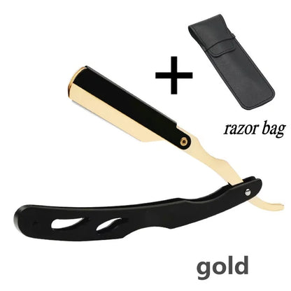 Professional Manual Shaver Straight Edge Stainless Steel