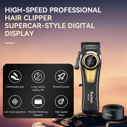 Kemei KM-2242 Men's Hair Clipper 9000RPM Brushless Machine