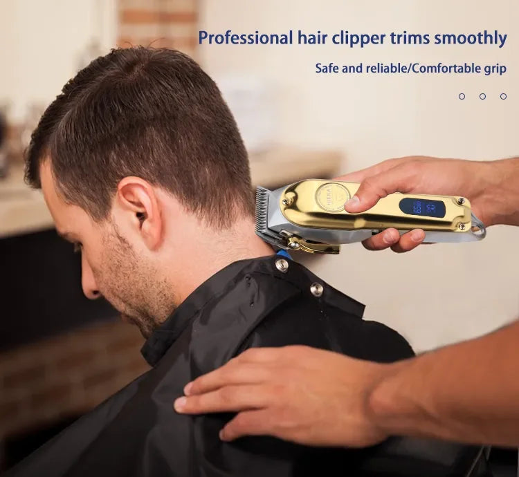 Hiena HYN-202 Professional T-Blade Hair Clippers For Men