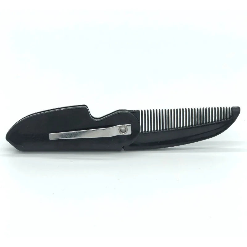 Portable Folding Beard Comb Mustache Comb Small Pocket