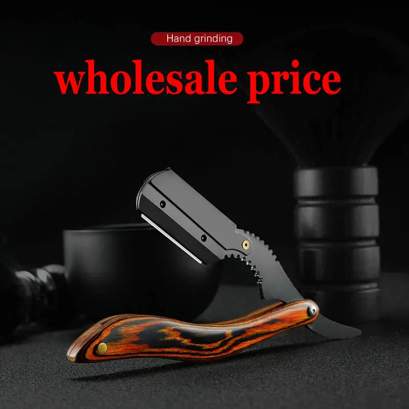 Wooden trimmer manual shaver professional straight edge