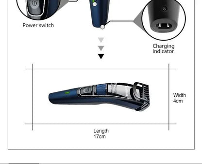 Kemei KM-632 Men Electric Shaver Professional Beard Trimmer