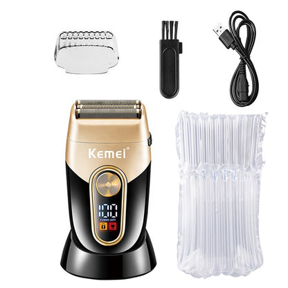 Original Kemei Shaver For Men Washable Beard Electric Shaver Rechargeable