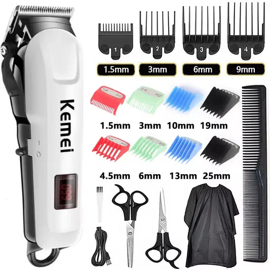 Electric Hair Clipper Hair Cut Maching Wireless Trimmer