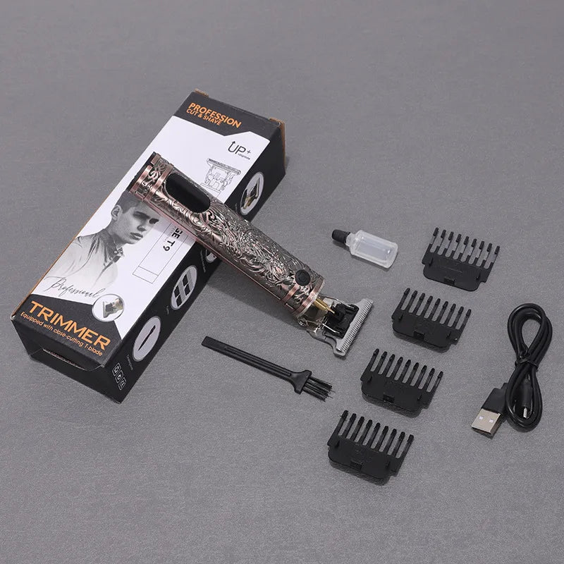Electric Shaver for Men Digital Display Stainless Steel Cutter Head