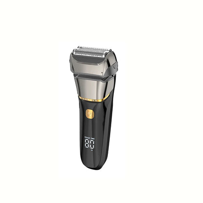 Men's electric shaver reciprocating aluminum foil shaver