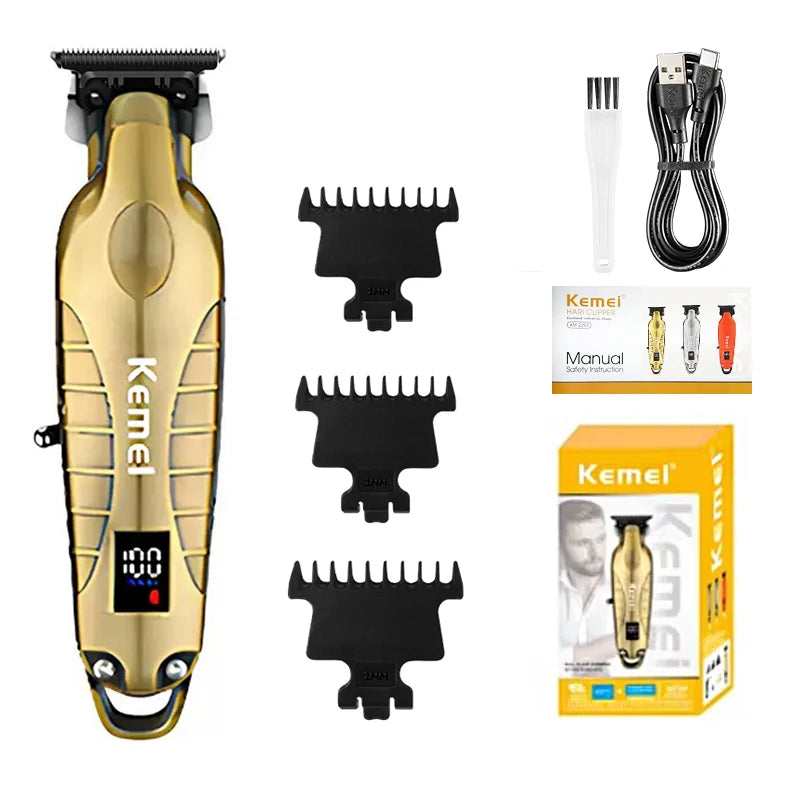 Kemei Rechargeable Electric Hair Clipper KM-90-4 KM-2293 KM-3209 Kit