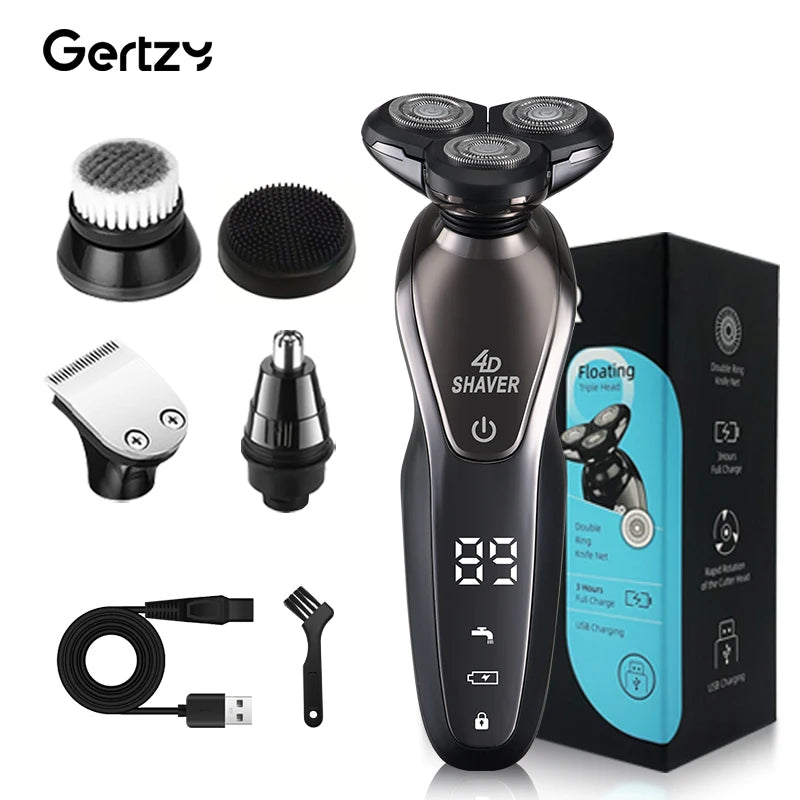Men's 5-in-1 USB rechargeable electric shaver sets