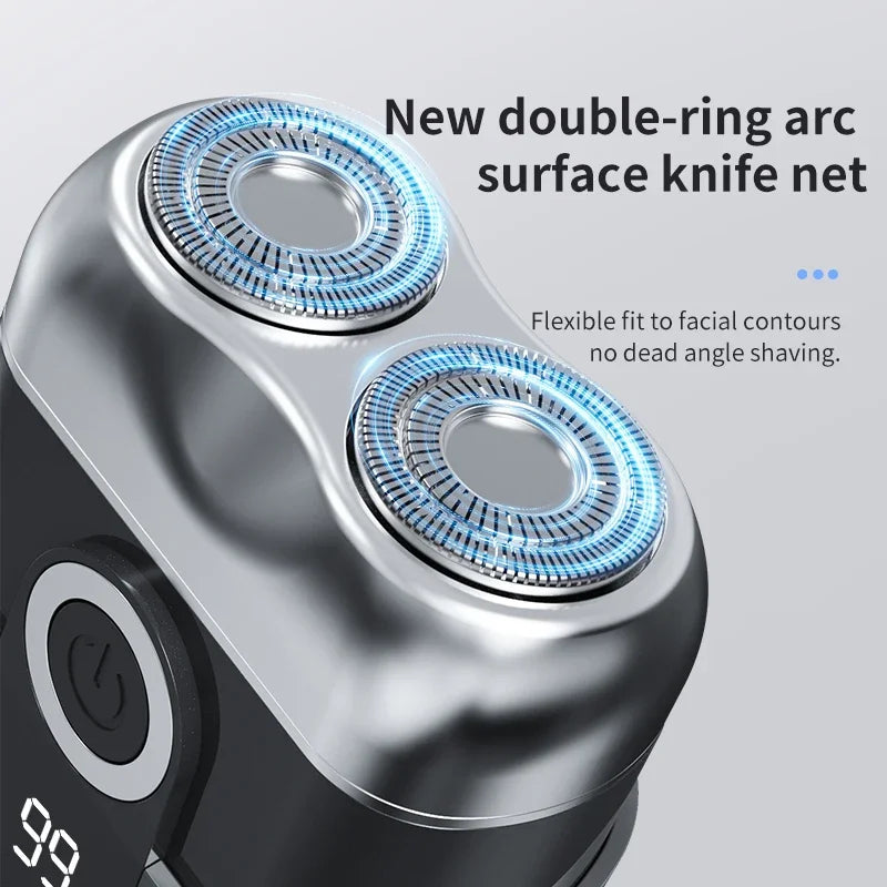Mini electric shaver compact and fast charging