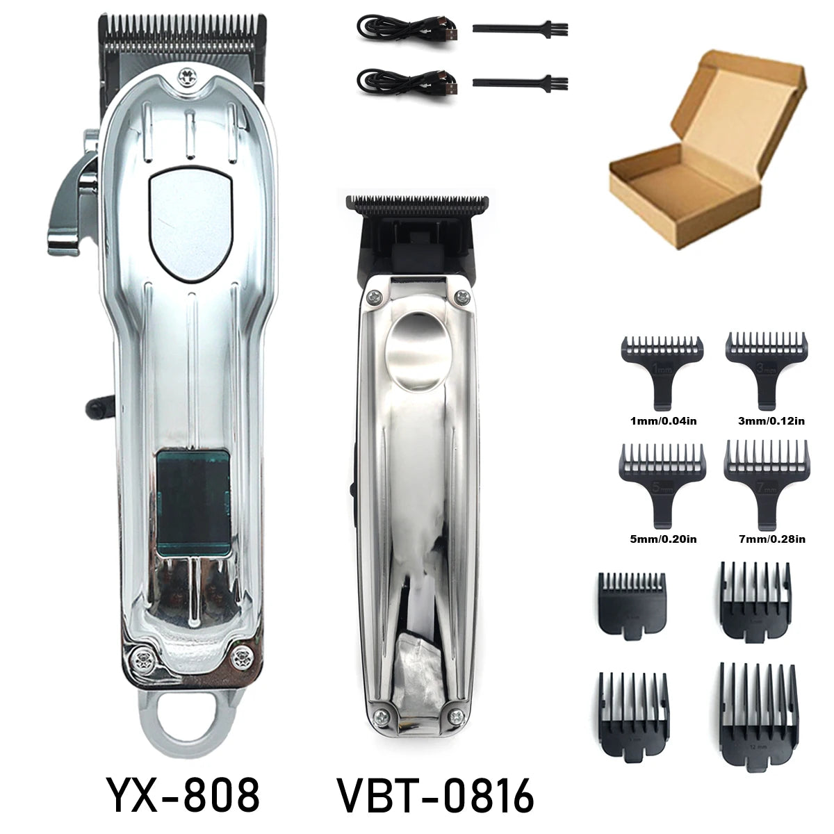 Hair Trimmer for Men Professional DLC Blade T-Blade Zero Gapped