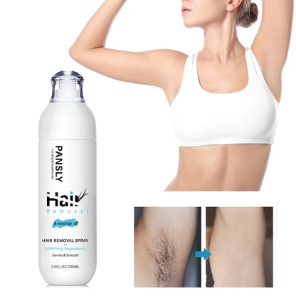Non Irritating Hair Removal Cream and Spray for Men and Women