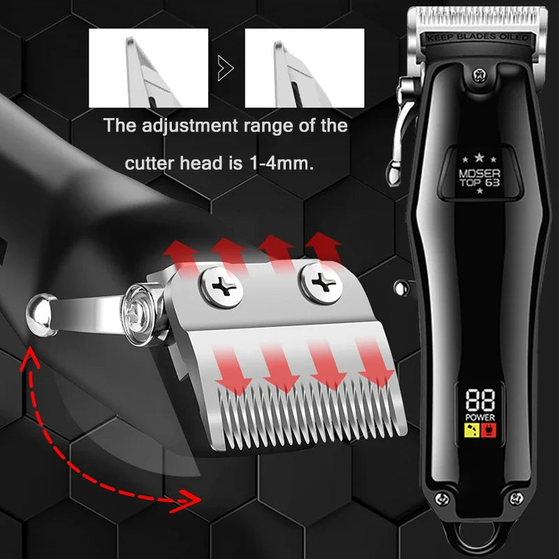Kemei Hair Clipper or Blades or Limit Combs Wireless Trimmer KM-PG809A