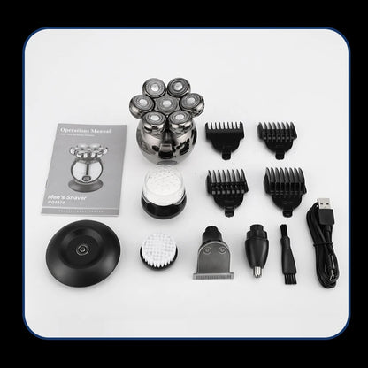 Electric Shaver 7D Floating Cutter Head Base Beard Trimmer
