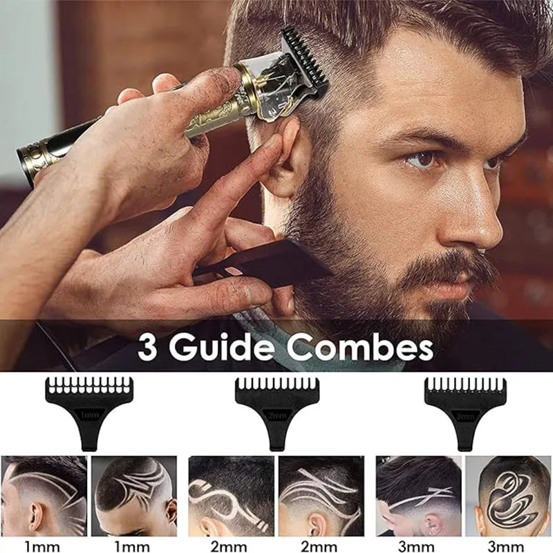 Electric Rechargeable Vintage T9 Man Shaver Trimmer