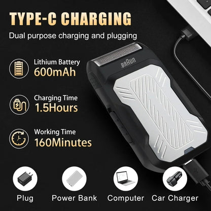Original Fang Braun M606 Electric Razor Professional Shaver for Men