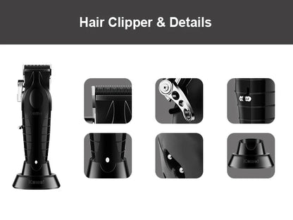 2500mah Lithium Battery Adjustable Trimmer Kemei Km-2296