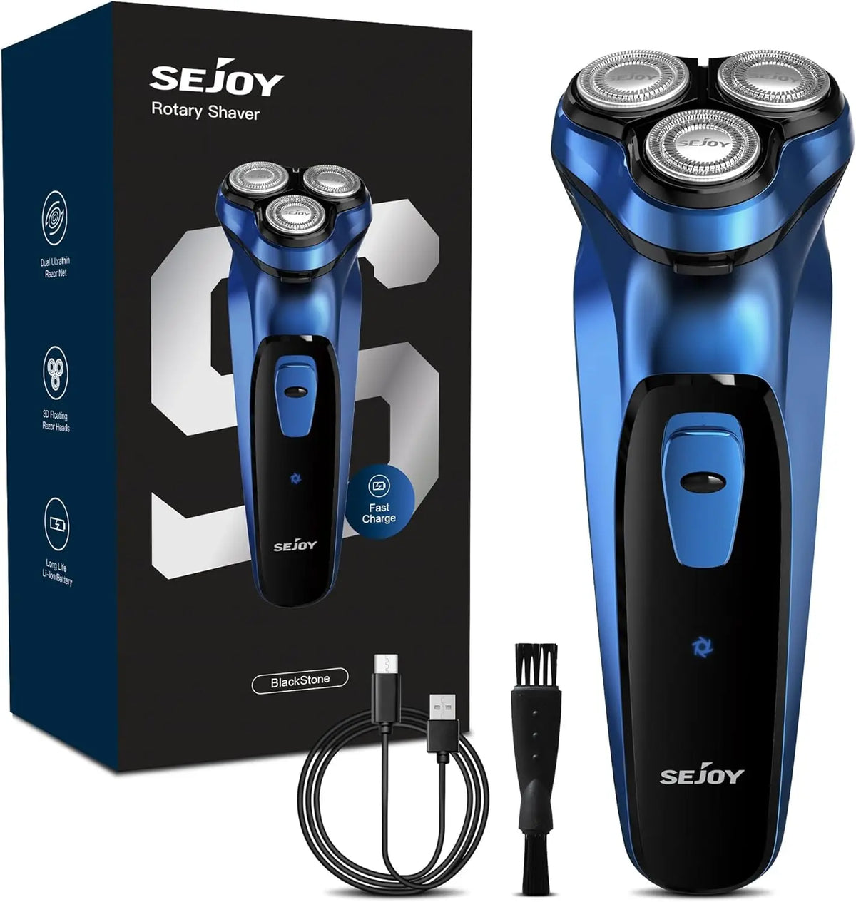 Power Razor With Light Electric Razor for Men Rechargeable Portable Travel Razor – Beard Air