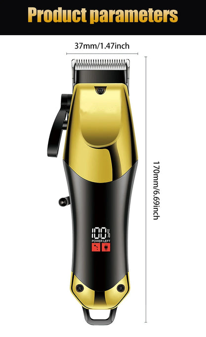 USB Rechargeable Hair Clippers for Men, Three-piece Set
