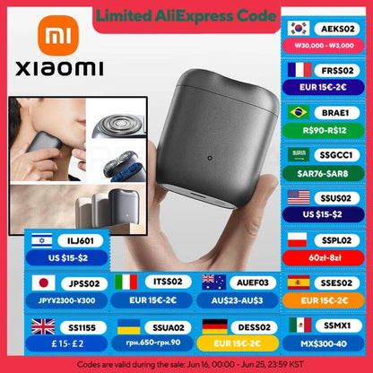 XIAOMI MIJIA S200 Electric Shaver For Men,IPX7 Shaver