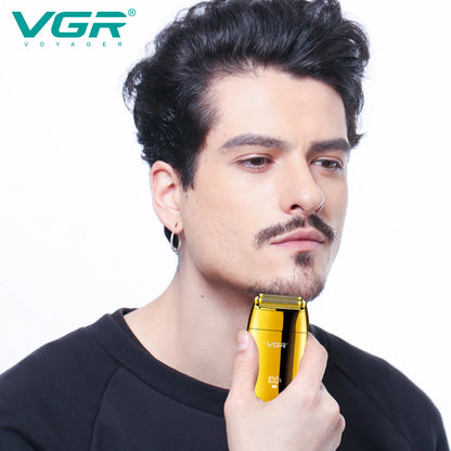 VGR Shaver Rechargeable Beard Trimmer Reciprocating Razor V-399
