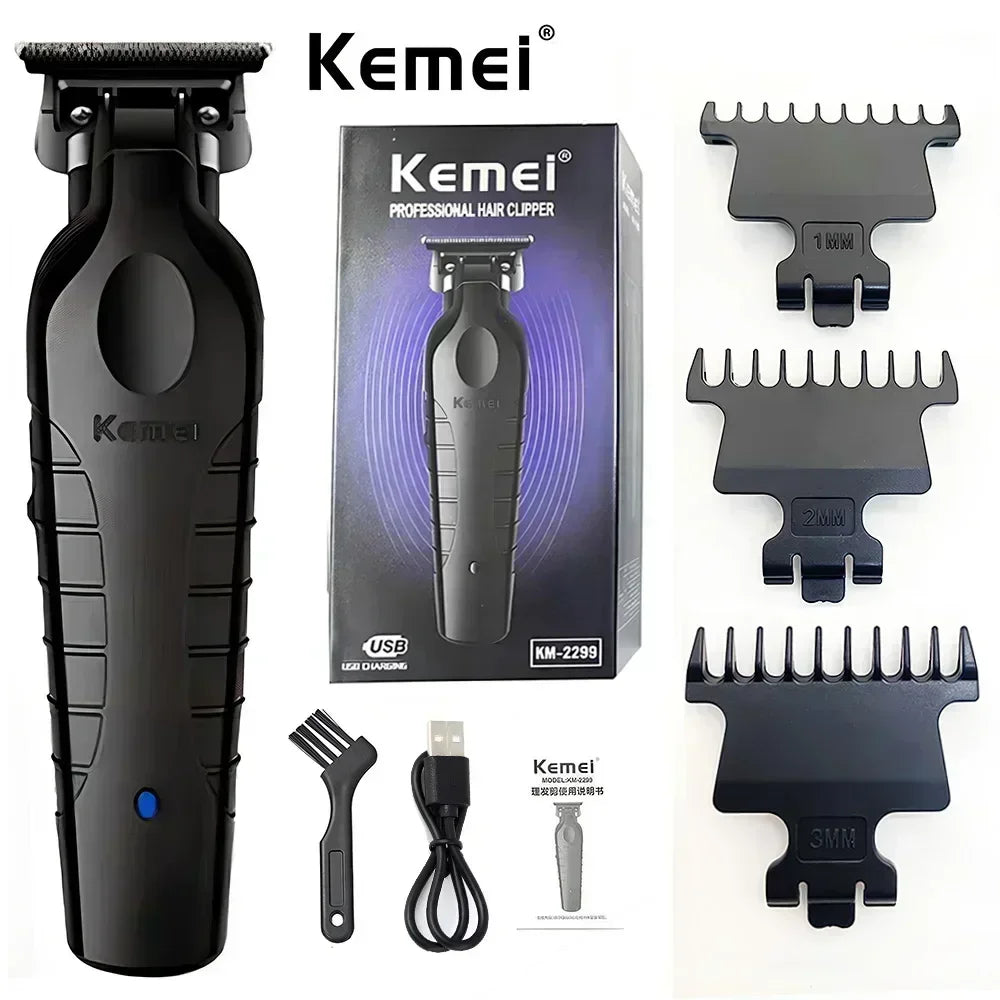 Hair Trimmer 0mm Zero Gapped Carving Clipper Detailer Machine