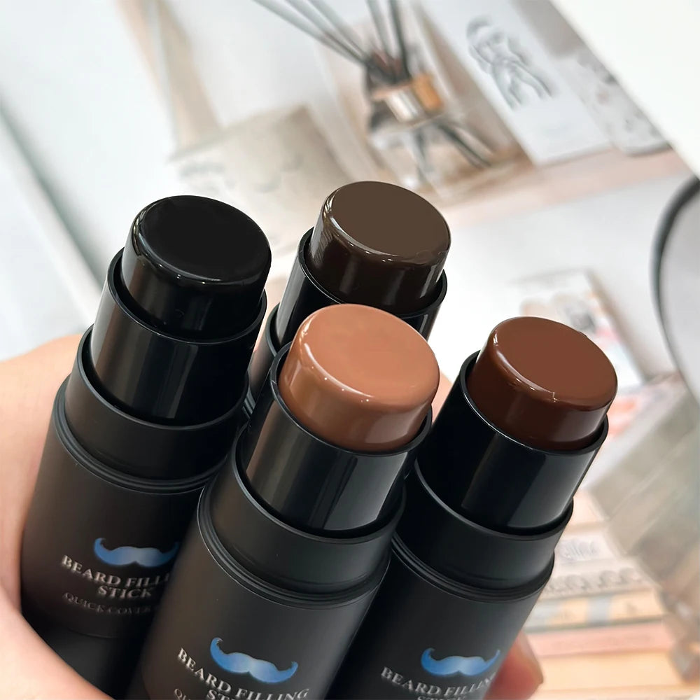 Beard Pencil Filler Stick And Brush for Men Beard Pen hair root