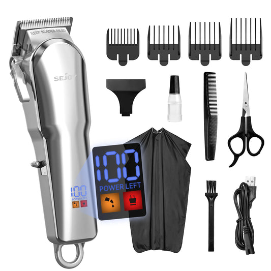 Electric Hair Trimmer 5800RPM Professional Rechargeable Shaver