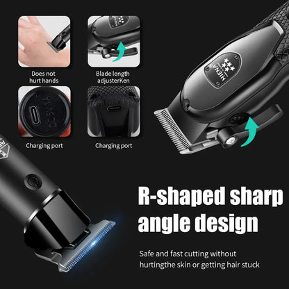 hiena Hair Clipper Kit for Men Electric Shaver Hair Trimmer