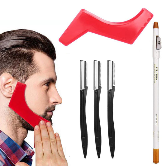 Men Razors Beard Shaving Tool Kit Man Styling Template