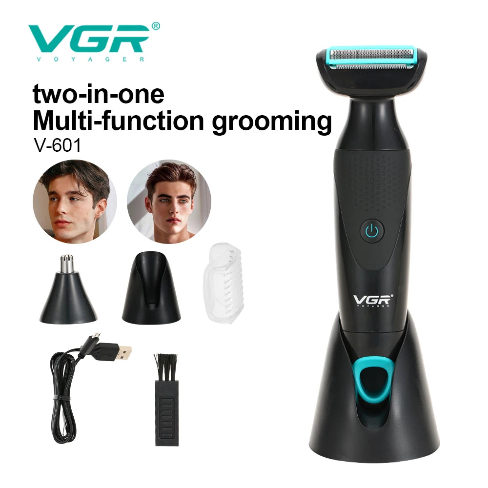 VGR new retro men's multi-functional 2-in-1 Shaver