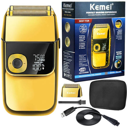 Kemei Barber Professional Beard Hair Shaver For Men