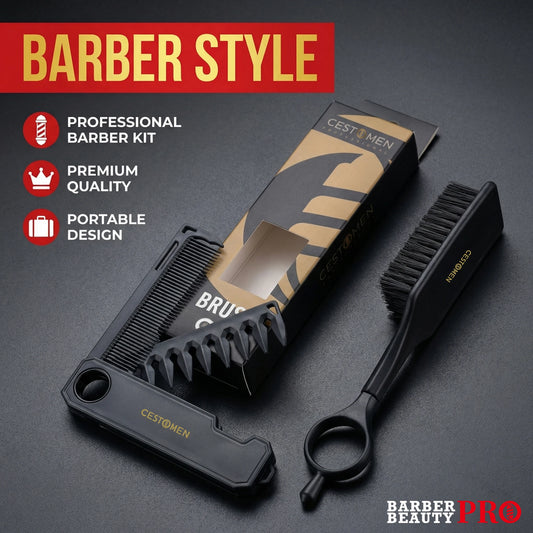360°Rotatable Ring Folding Comb & Brush Set