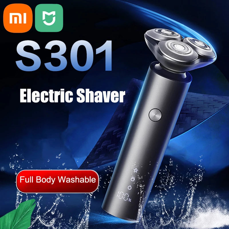 New XIAOMI MIJIA S301 Men's Electric Shaver Dry Wet Shavers