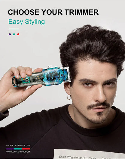 VGR Barber Hair Cut Machine Cordless Hair Trimmer V-685