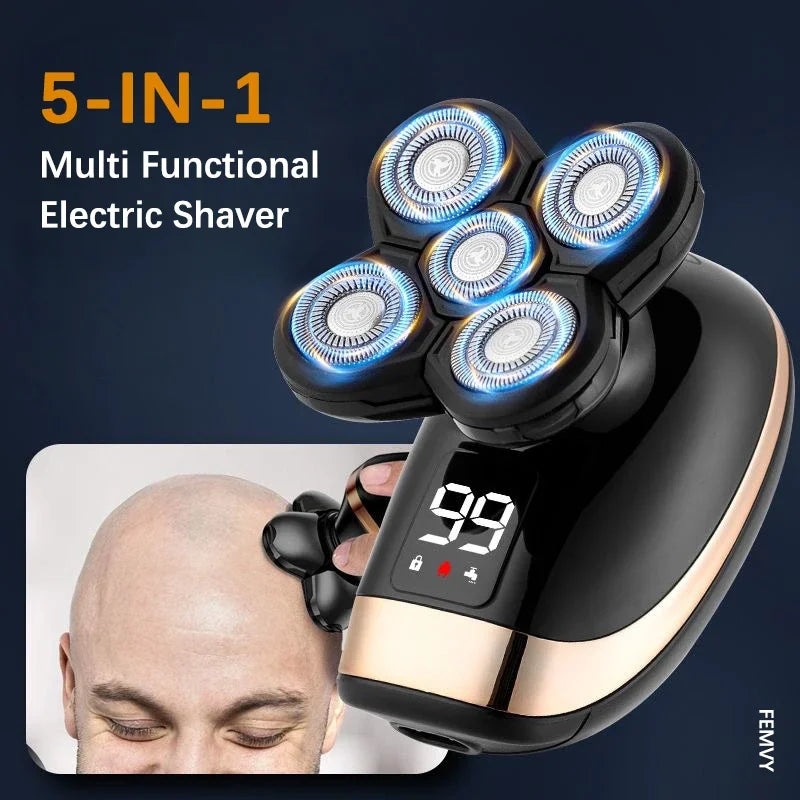 5 IN 1 Electric Razor Electric Shaver Rechargeable Shaving Machine