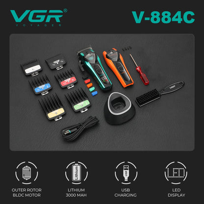 VGR Hair Trimmer Professional Hair Clipper for Men V-884