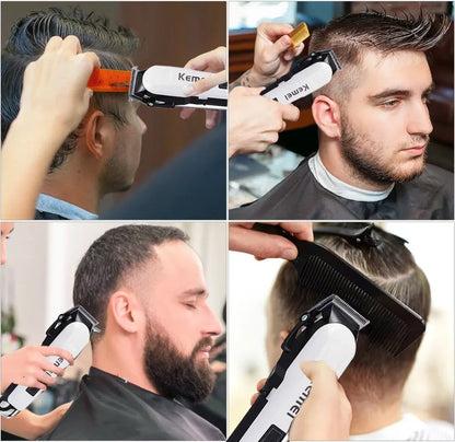 Kemei Hair Clipper or Blades or Limit Combs Wireless Trimmer KM-PG809A