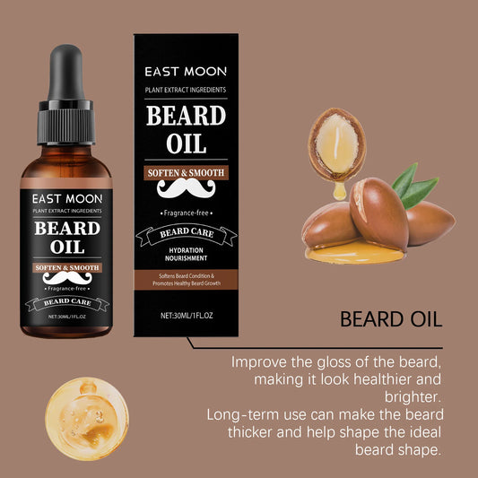 East Moon Beard Growth Care Oil Control Deep Moisturize