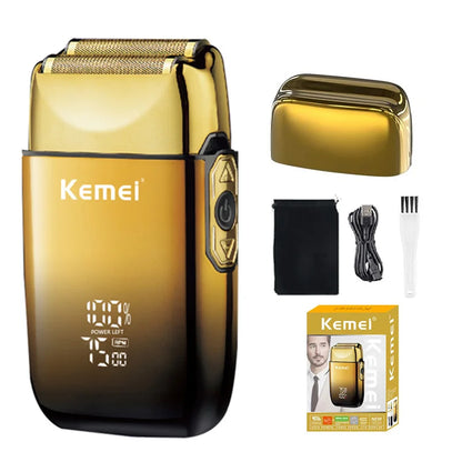 Kemei KM-TX10 USB Charging Bald Head Razor Shaving