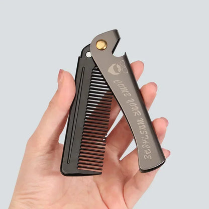 Multifunctional Portable Stainless Steel Folding Pocket Combs
