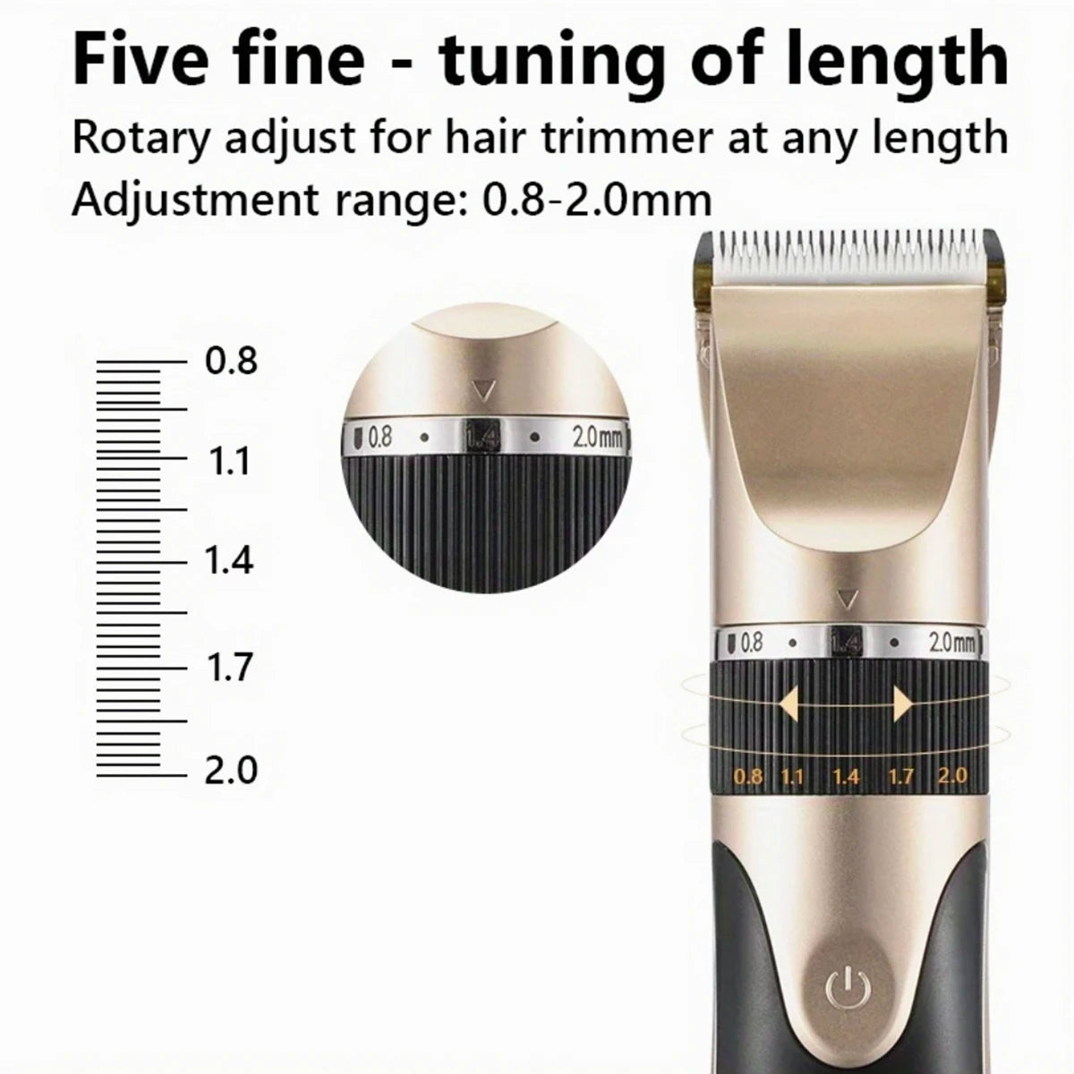 Hair Trimmer Clipper For Man Electric With Limit Comb