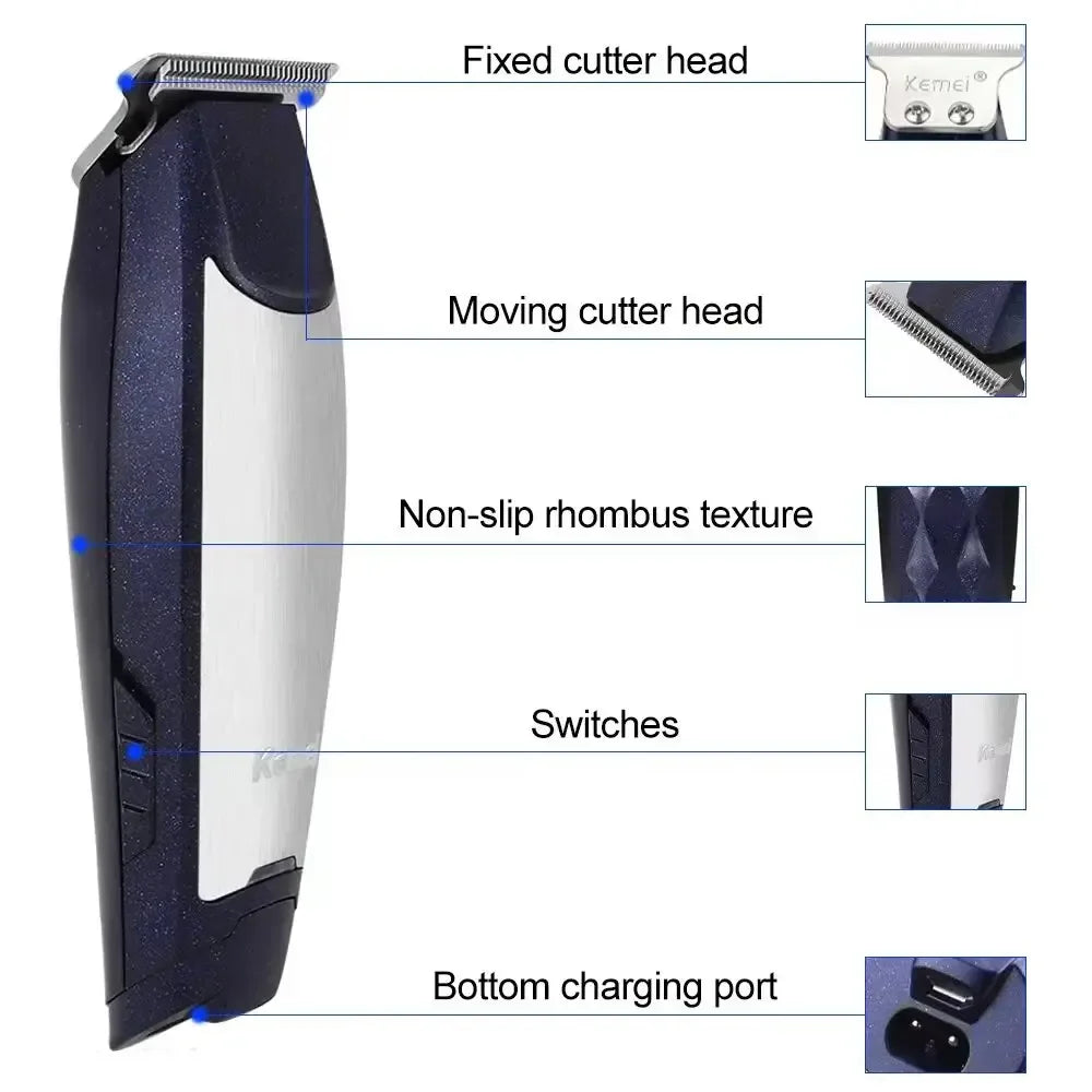 Kemei KM-5021 Electric Hair Clipper Professional Hair Cutting Kit