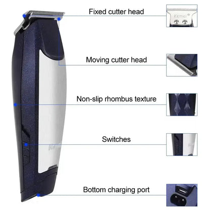 Kemei KM-5021 Electric Hair Clipper Professional Hair Cutting Kit