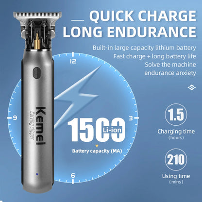 Kemei 10W Hair Clippers Men Beard Trimmer Cutter