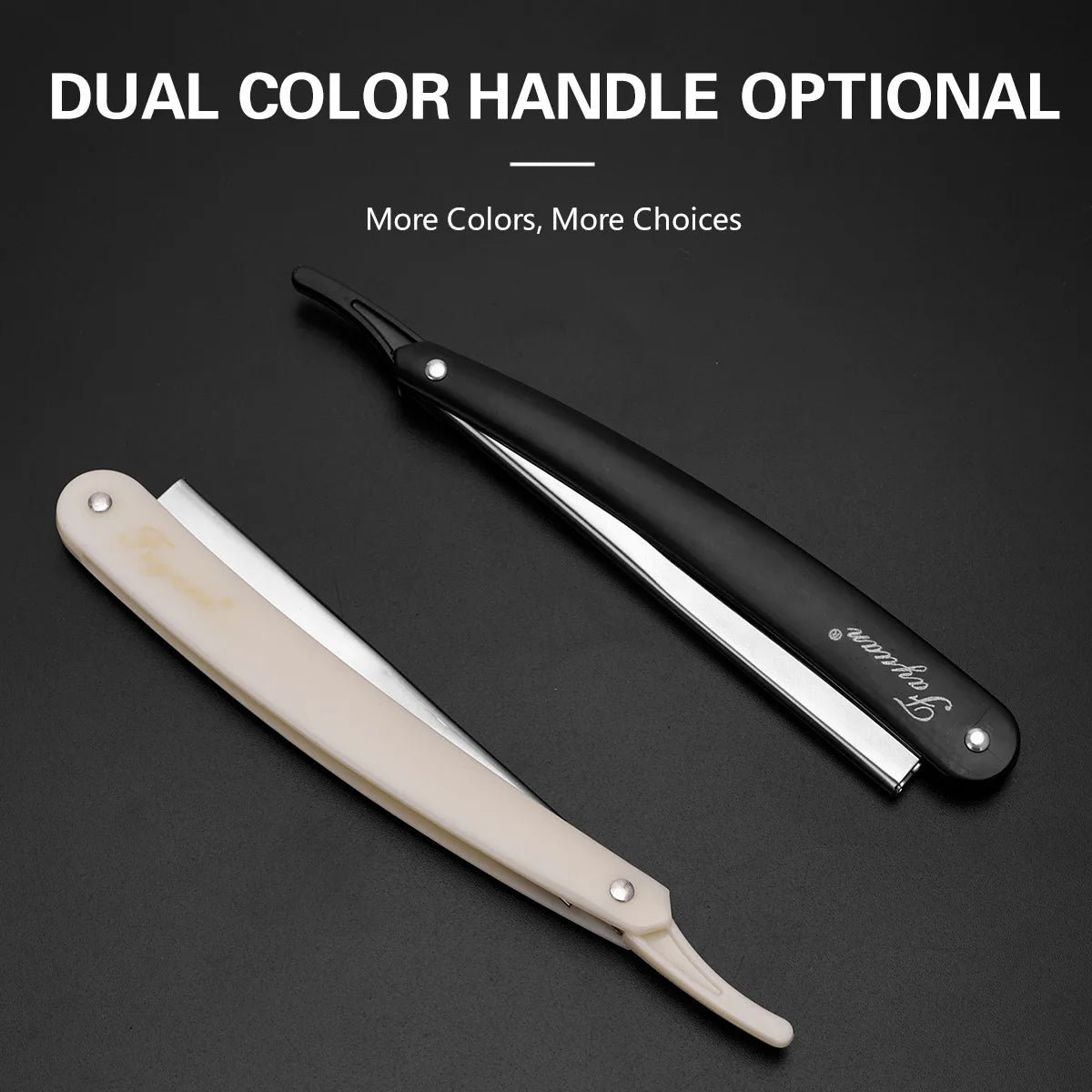 Manual Shaver Stainless Straight Edge Steel Sharp Razor