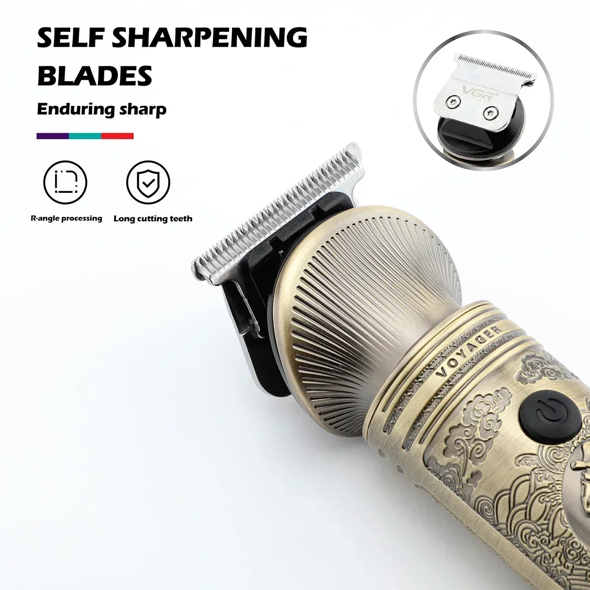 VGR Hair Clipper Trimmer Cutting Machine Rechargeable v106