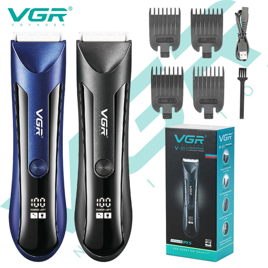 VGR Body USB Hair Trimmer Groin Rechargeable Ball Shaver